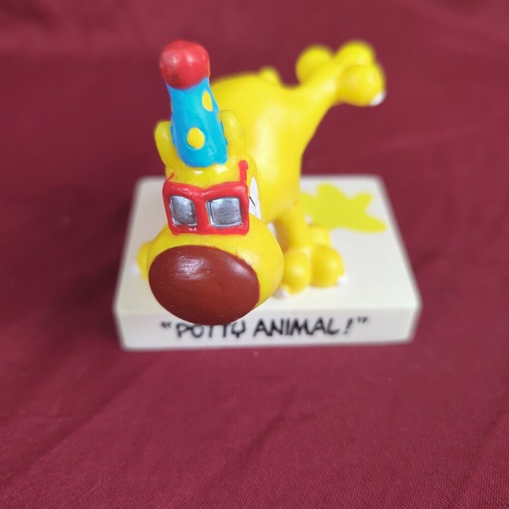 Grimmy Potty Animal Figure 1989 Mother Goose & Grimm POTY ANIMAL! 3"‎